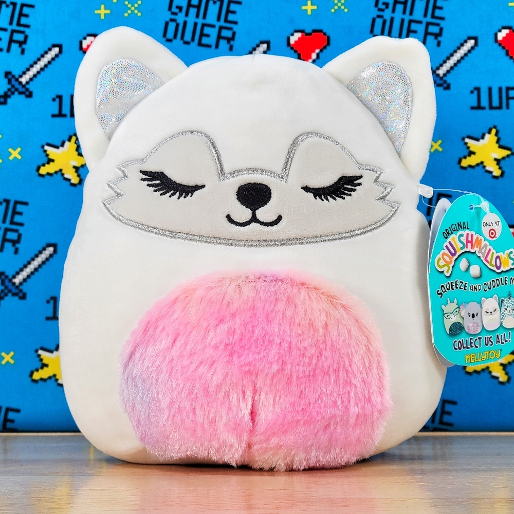 Squishmallow Gracelynn the Winter Fox 7" UltraSoft Target Exclusive Plush NWT